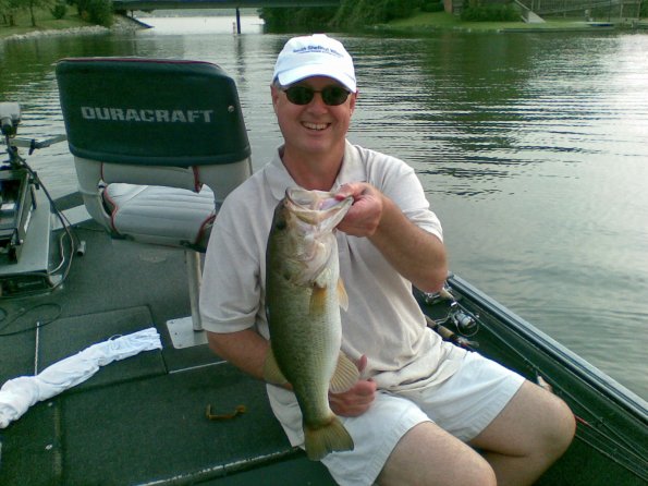 Frank Smith on Lake Caroline